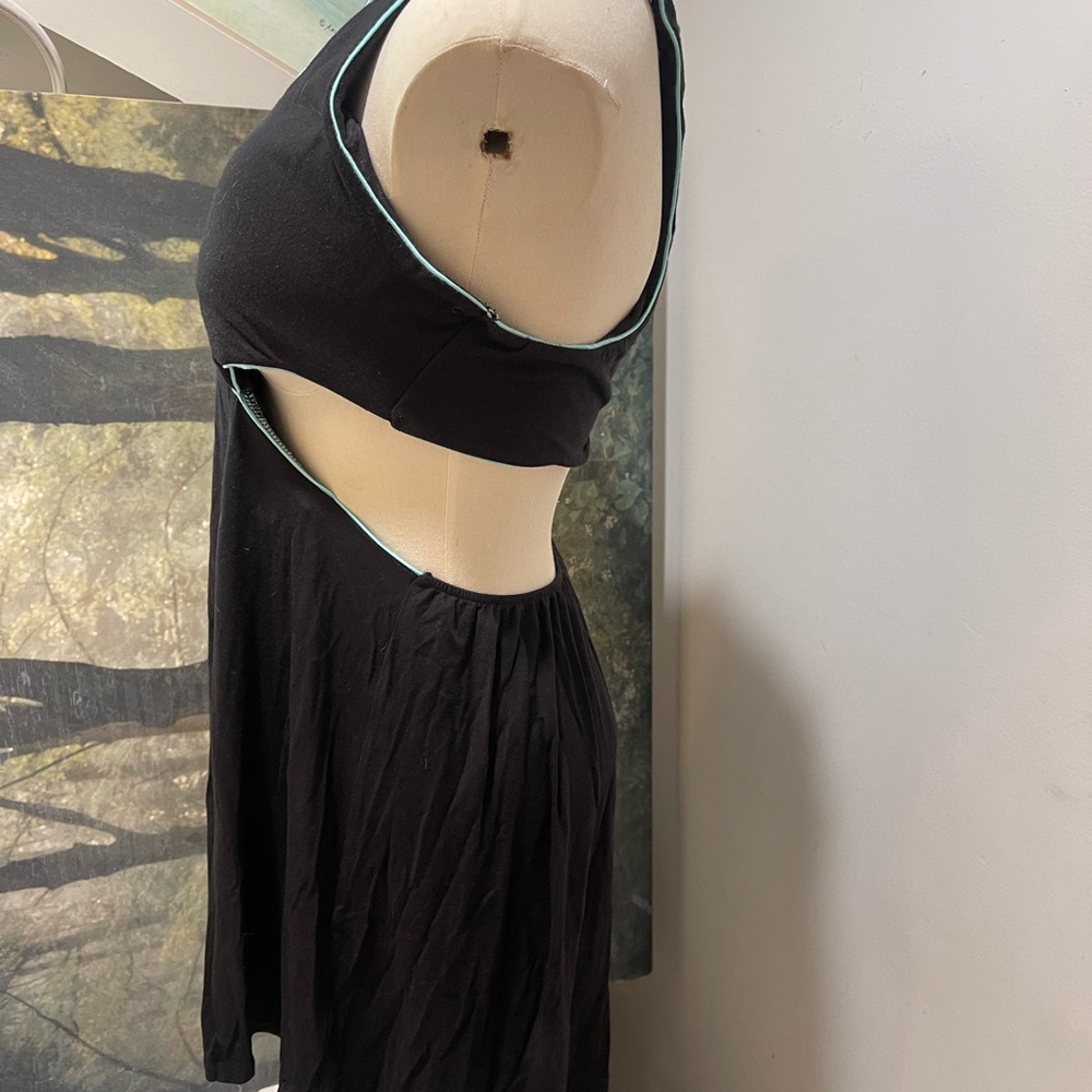 Victoria's Secret Black Lingerie with Green Accents